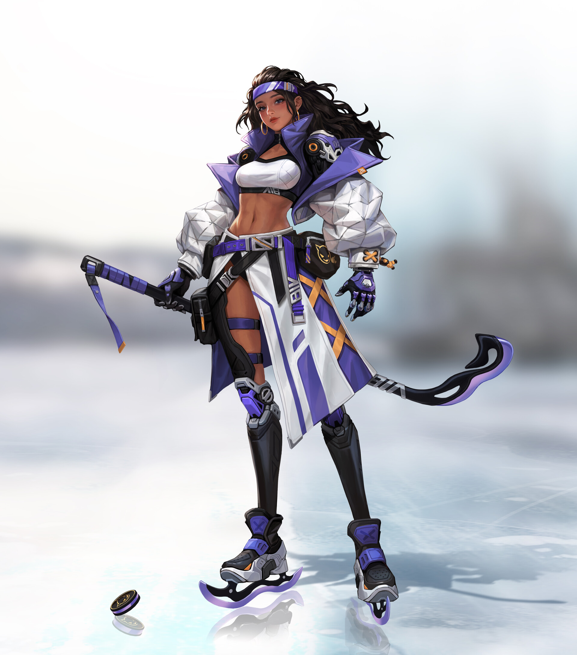 冰球- 【HACHI】 起因是從泉彩大神的推特知道了HACHI， 聽了烤肉man剪的君の脈で踊りたかった後完全跌進了坑， 聽了金魚花火後愛到不行，  聽了rainy proof後加了會員, image size:1920x2179