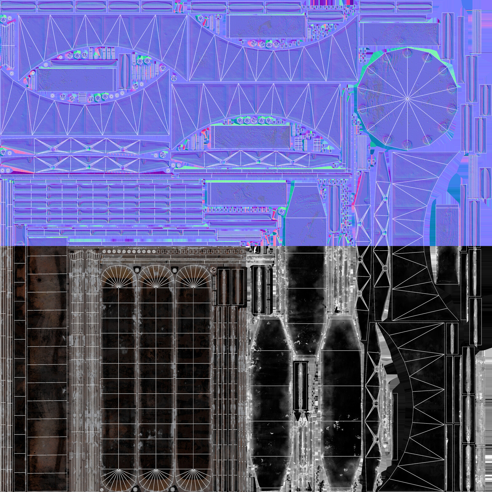 UV details other parts
Total model details:
Vertex: 3,294
Faces: 3,197
Tris: 5,448