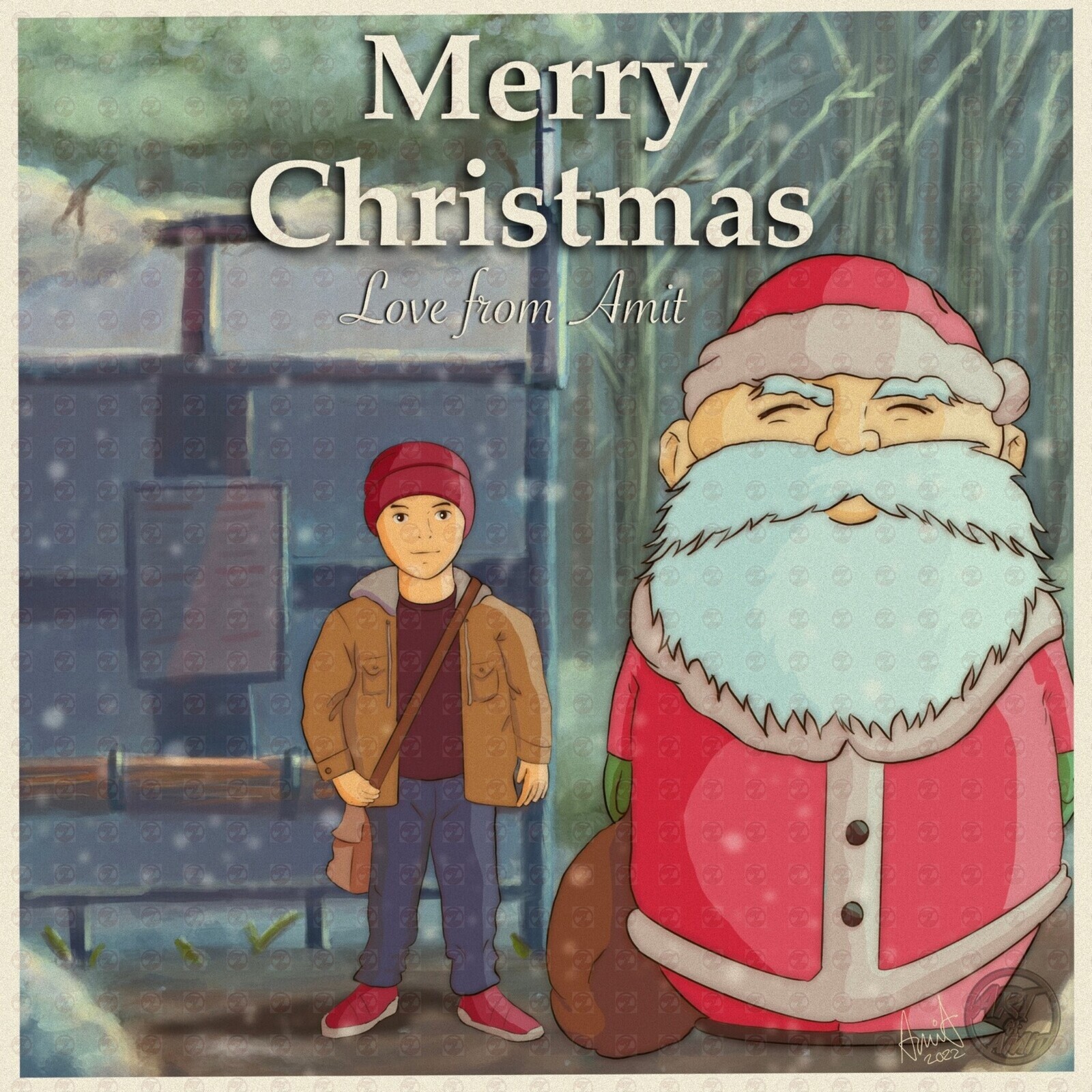 My neighbor Santa