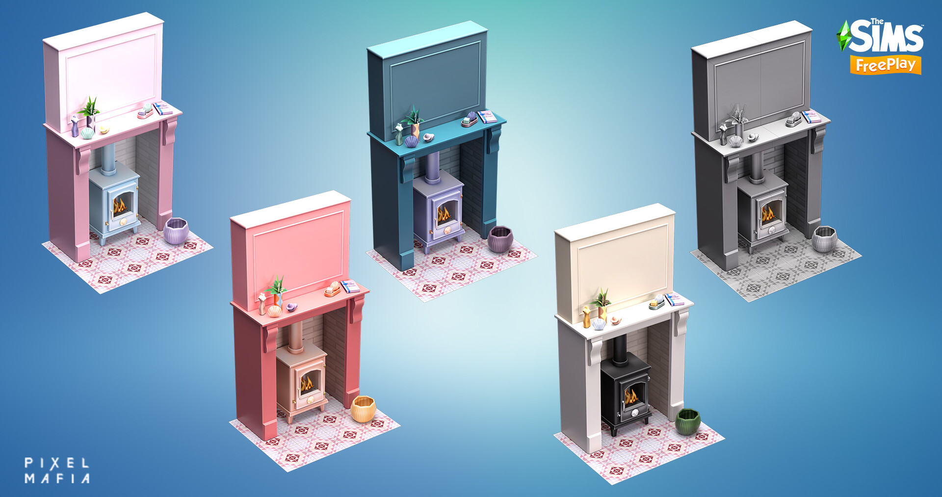 PIXEL MAFIA - SIMS Freeplay – Pastel Set