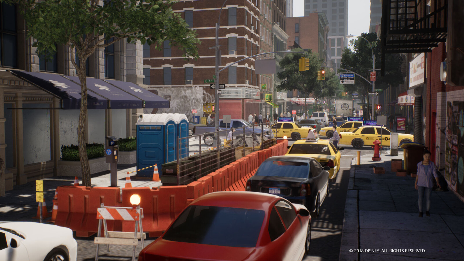 Creation and integration of various cars, props and city blocks