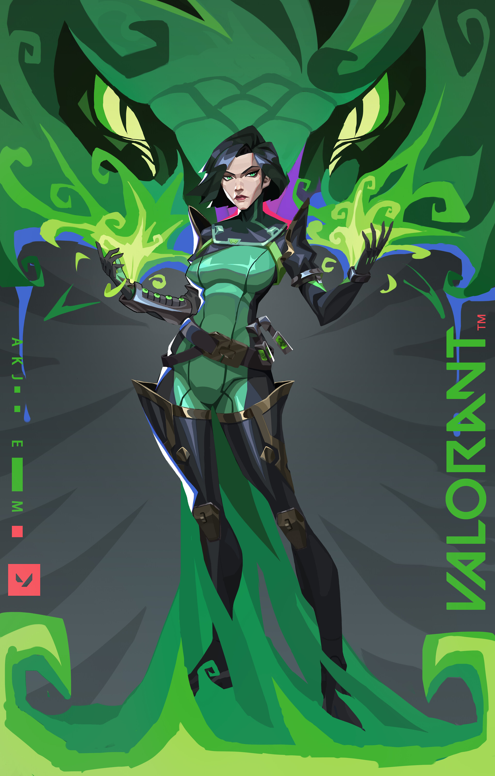 ArtStation valorantviper（fans art） 无畏契约蝰蛇