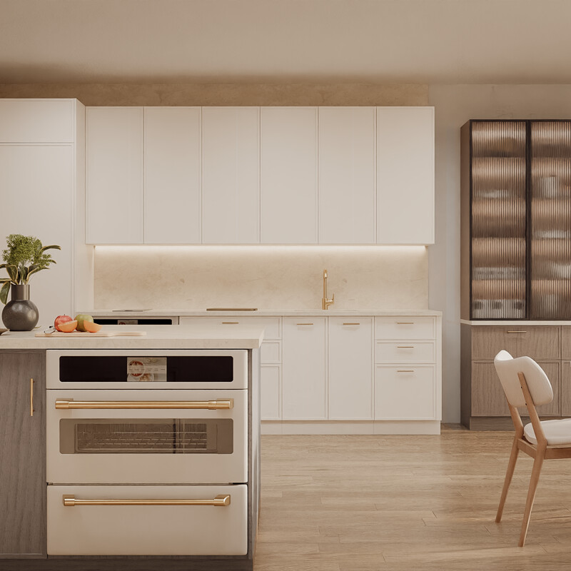 Open Kitchen and Dining Area