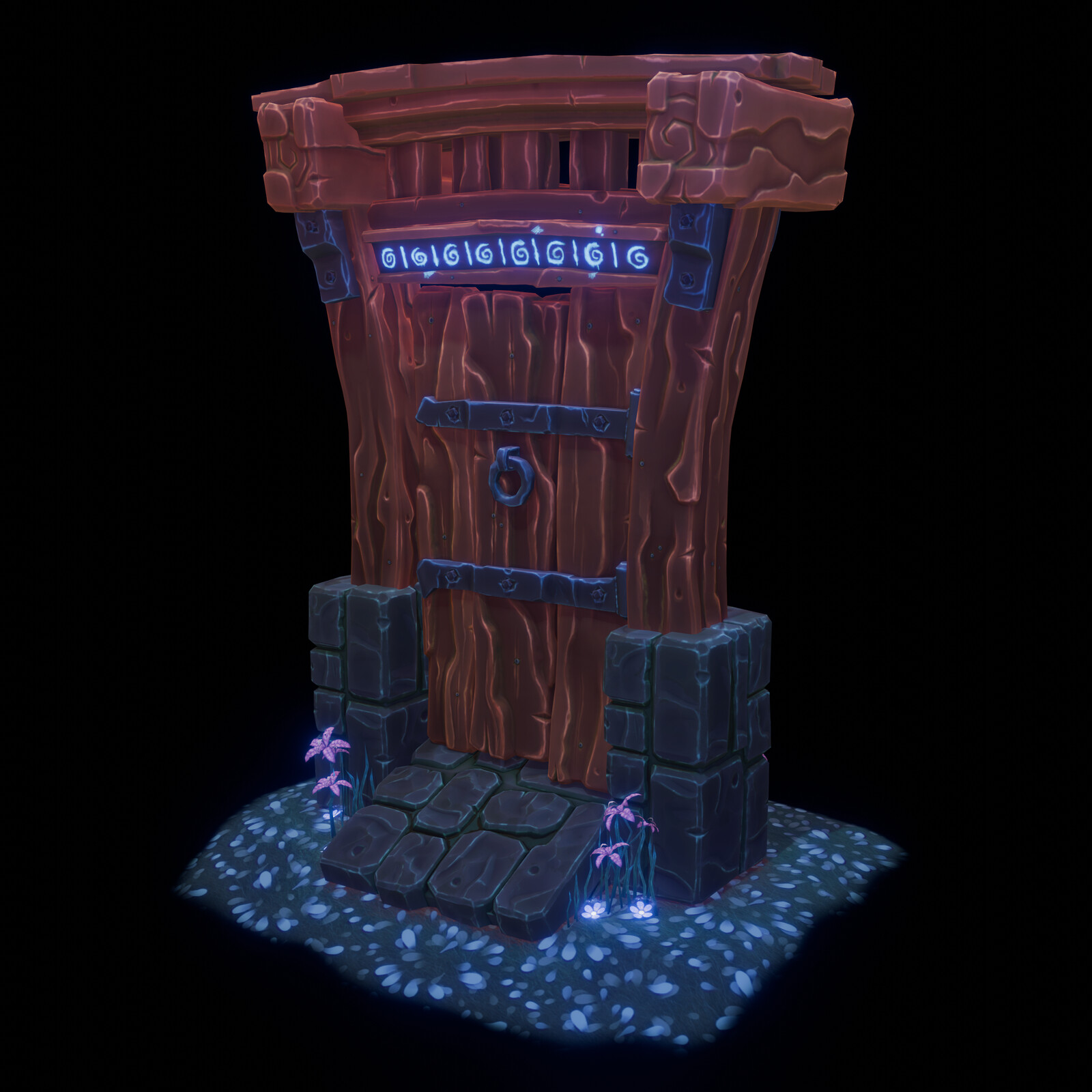 Base Mesh and Render were made in Blender.