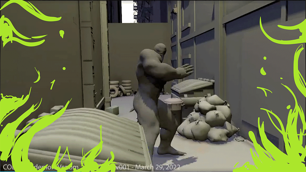 Venom chase sequence feedback