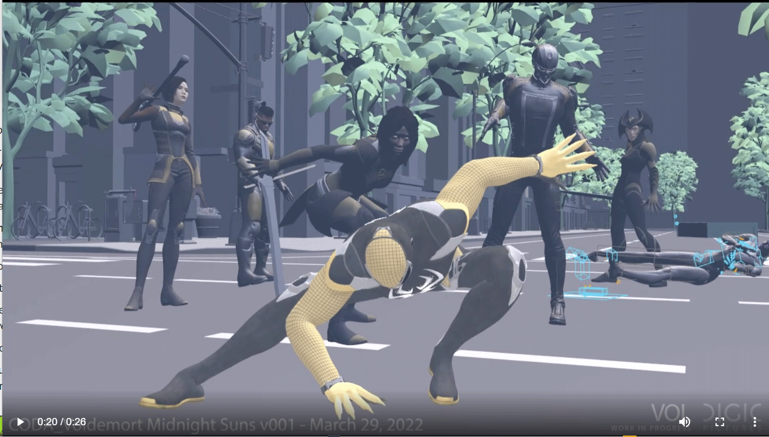 Spidey landing feedback.