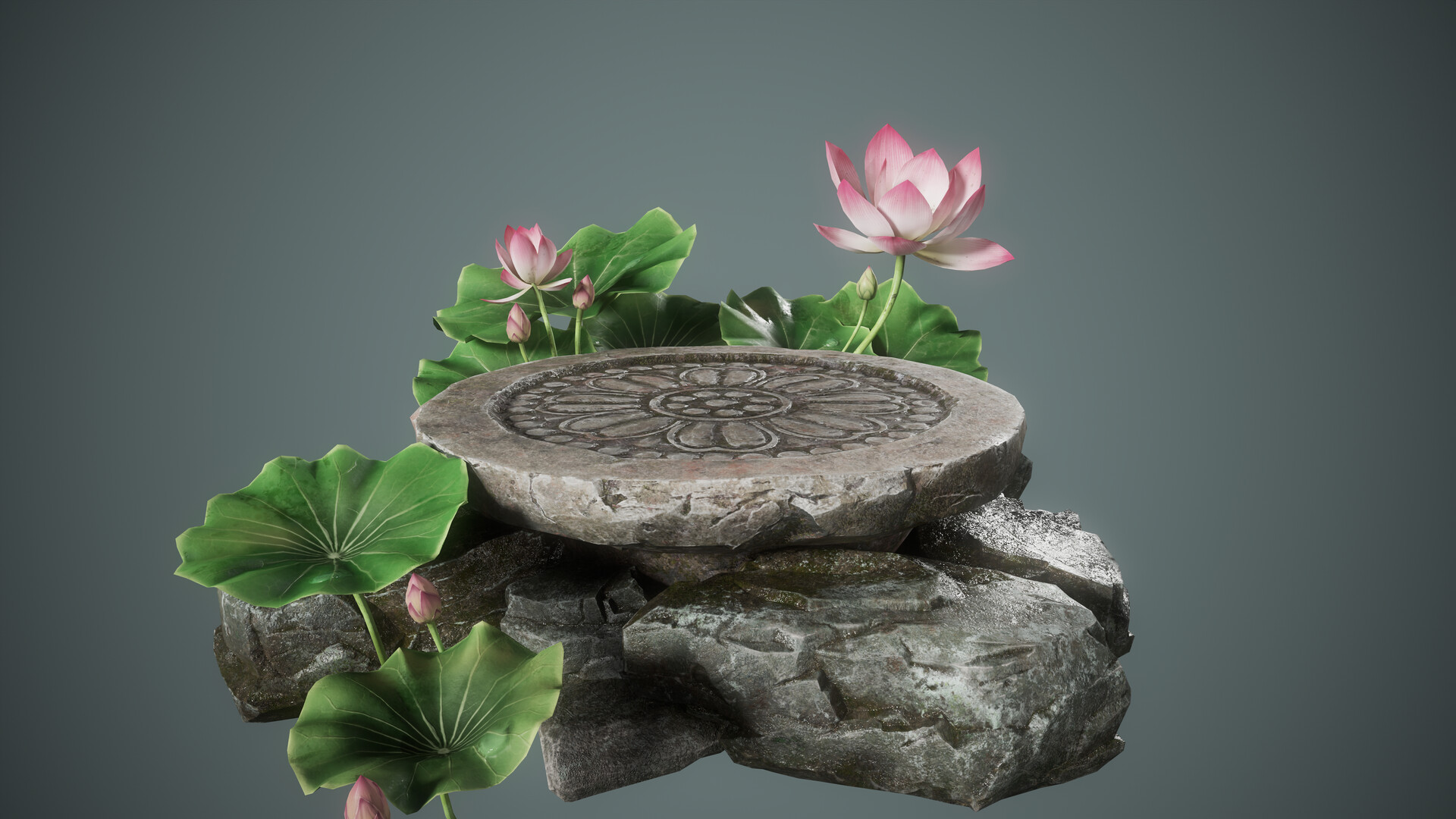 東風終（岩峰啓一）作品『蓮の花／Lotus flower』 東風終（岩峰啓一）作品『蓮の花／Lotus flower』 絵画