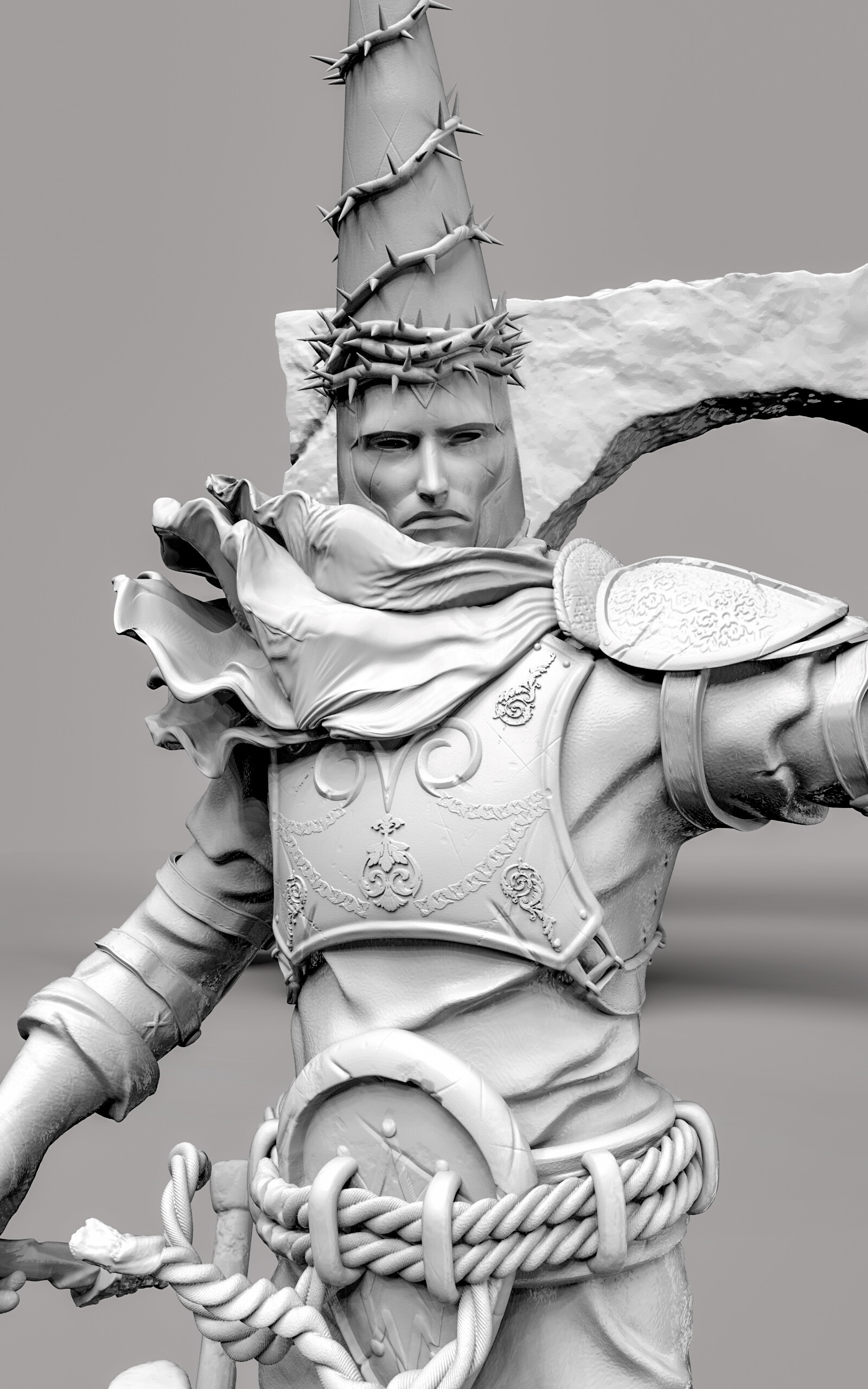 ArtStation - Blasphemous (Penitent one) Model Ready to print