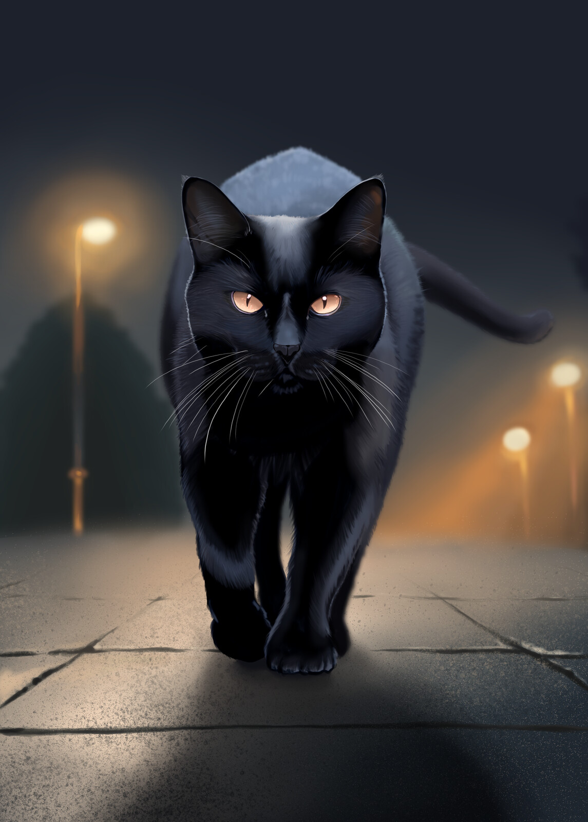 Another cat paint for a client.