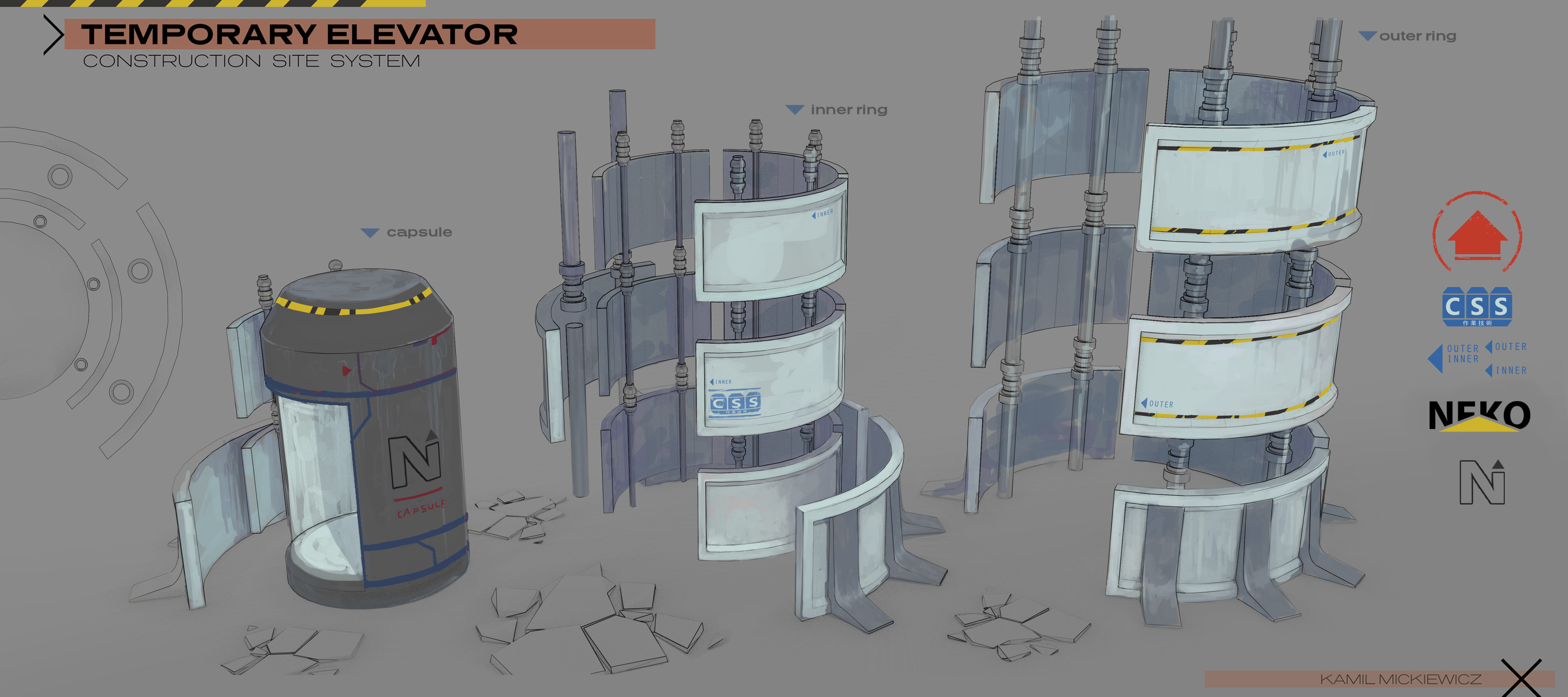 Ideation for hero asset.
