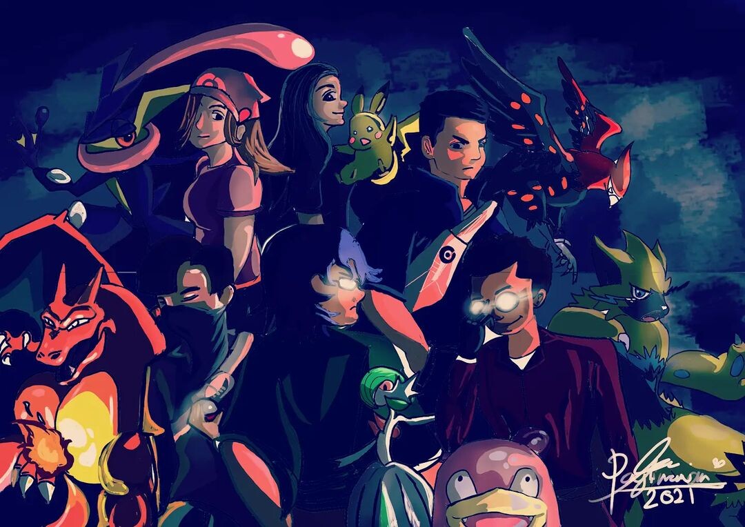 ArtStation Pokemon Unite team Fan art