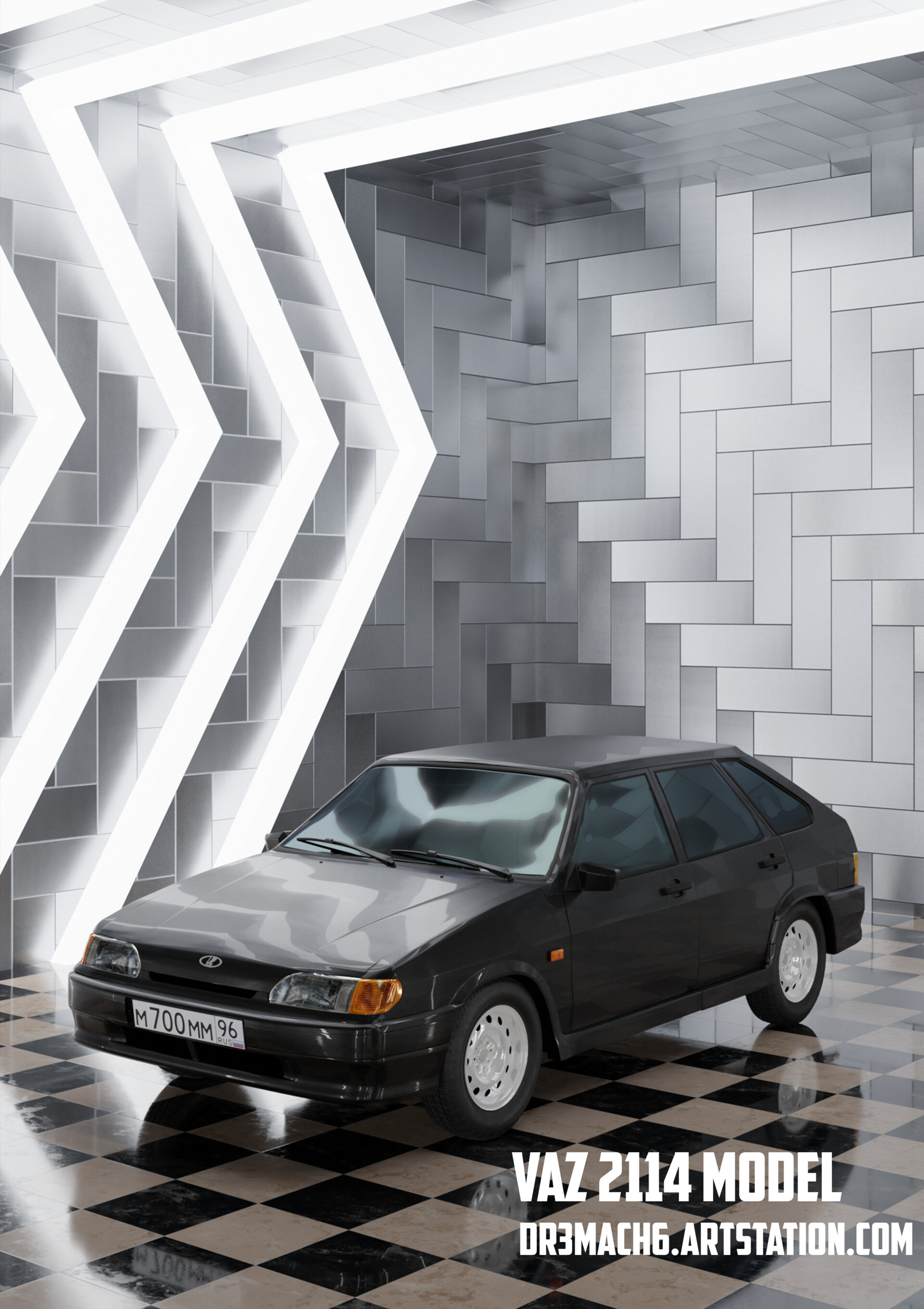 Ваз 2114 3Д Модель