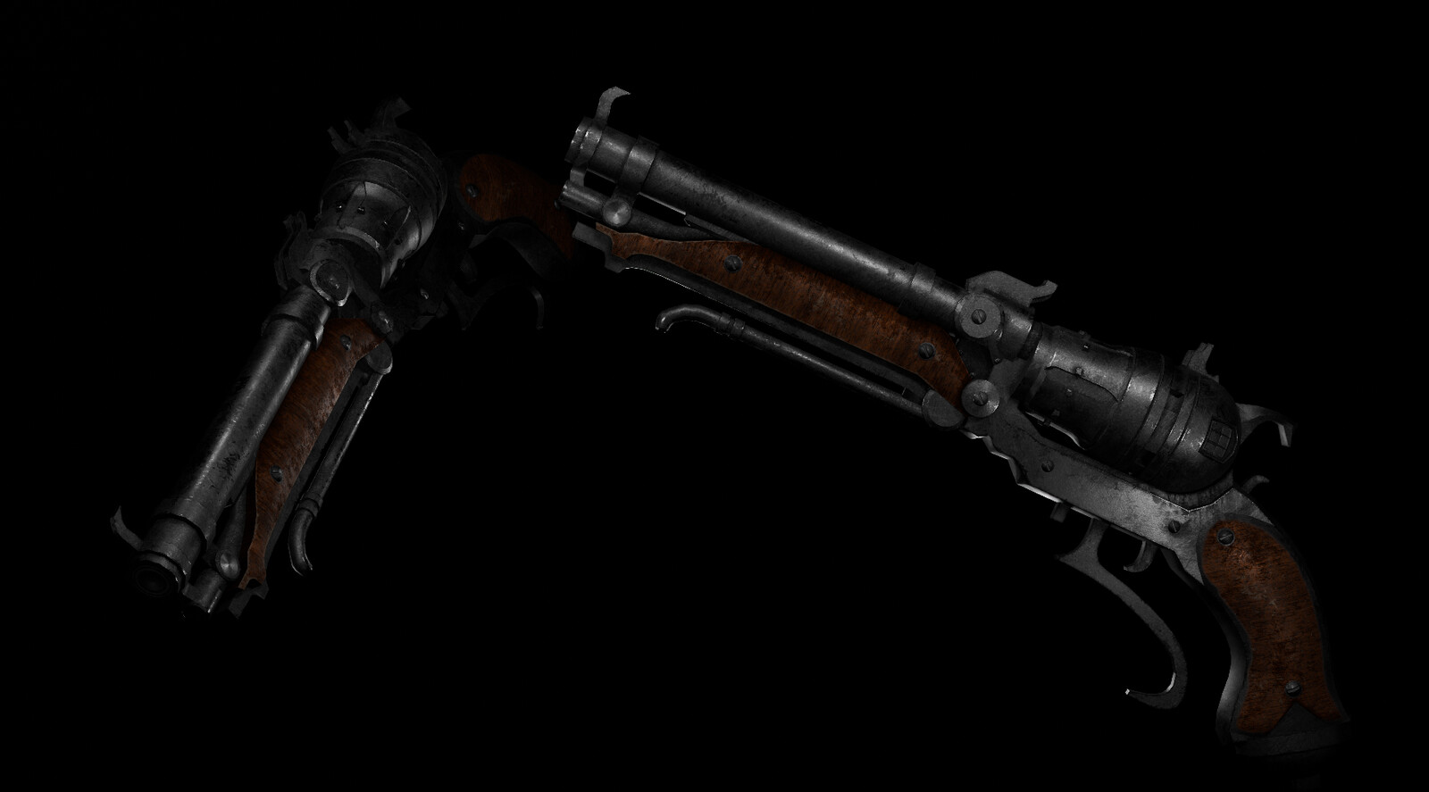 Steampunk Revolver