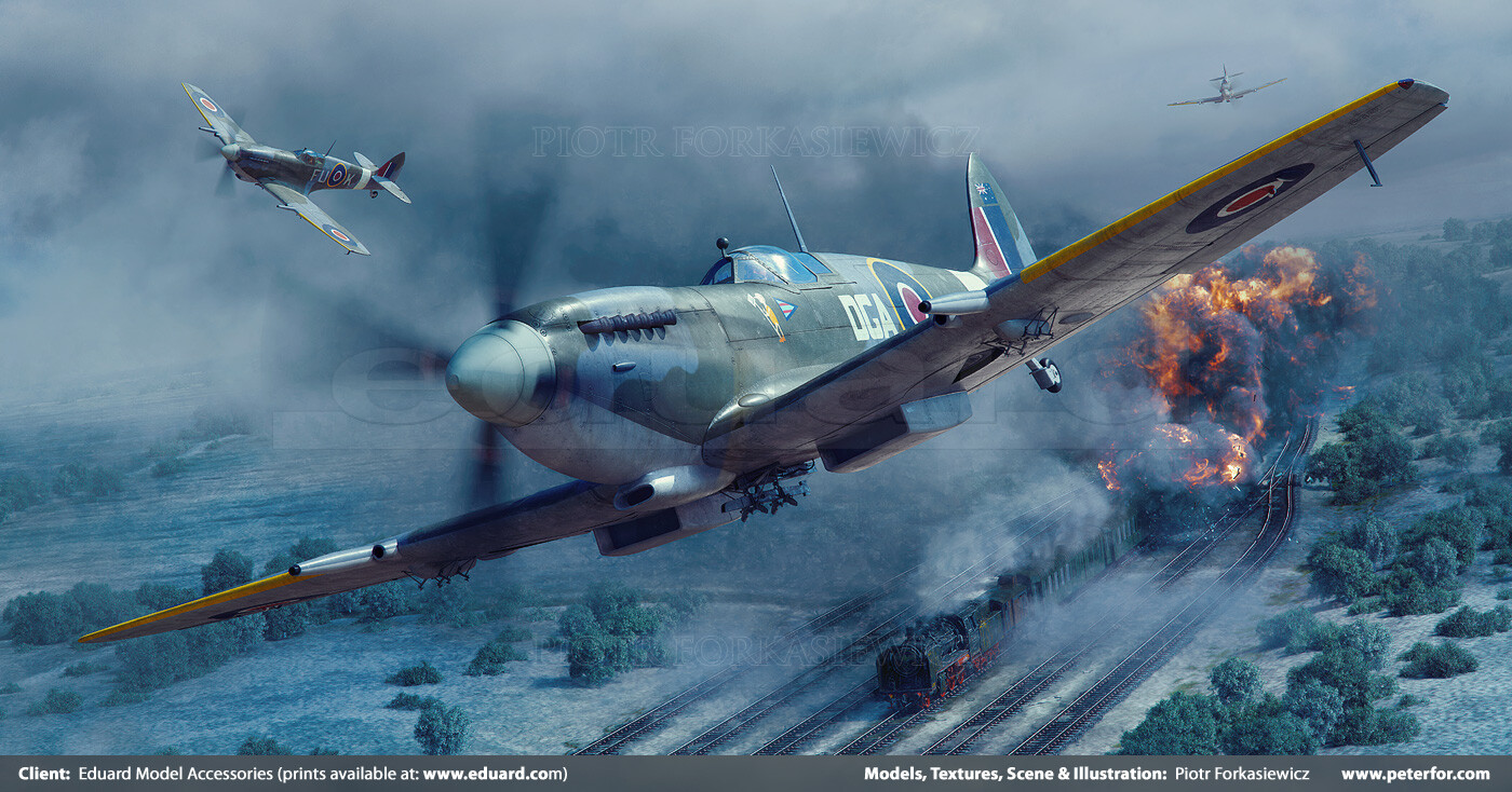 Spitfire - Eduard Model Accessories Boxarts