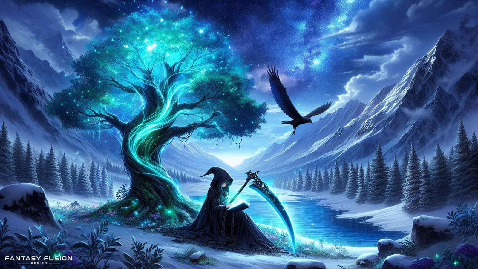 At eternity's end, life and death convene to reflect on their countless tales.