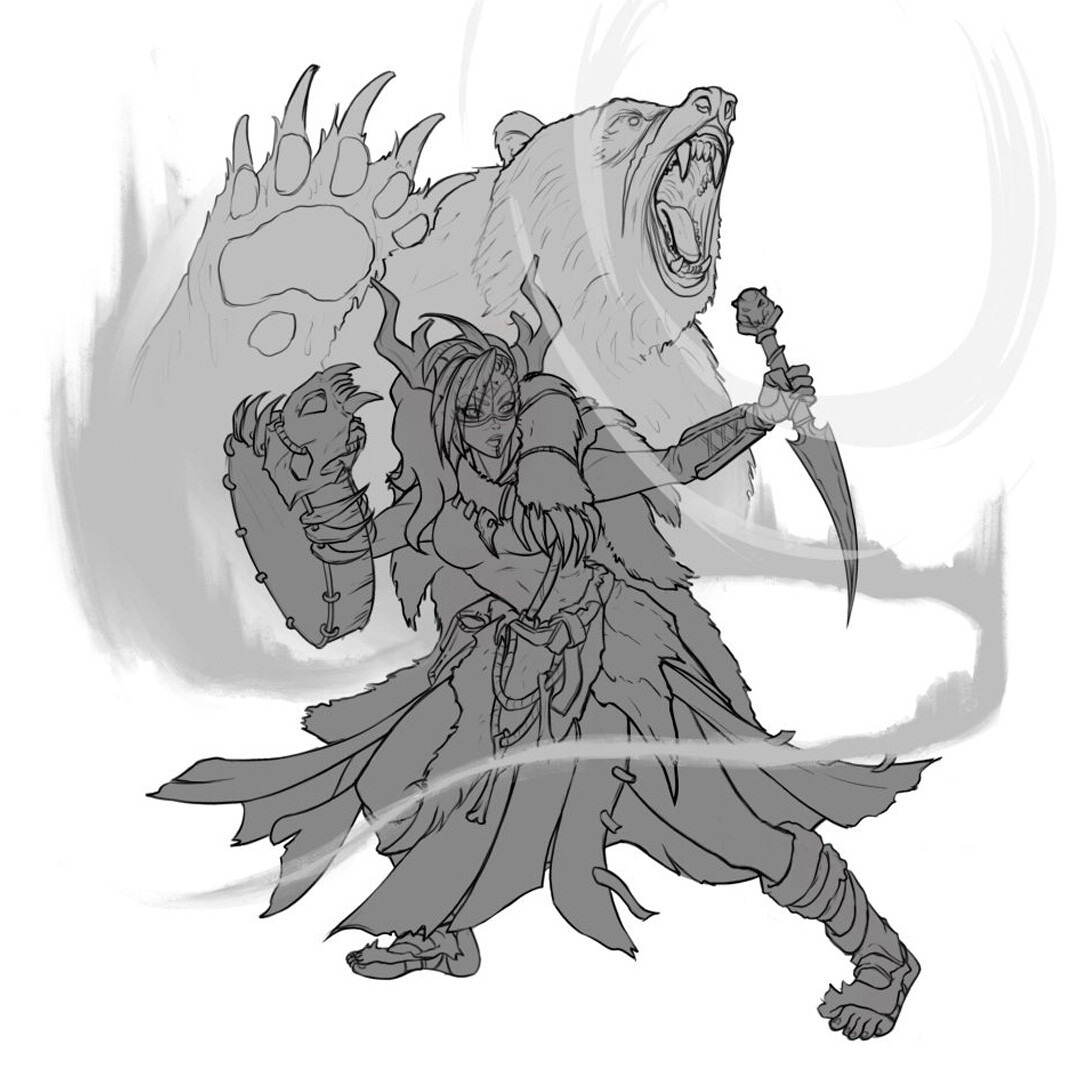 chosen pose but lots of things to fix on the design