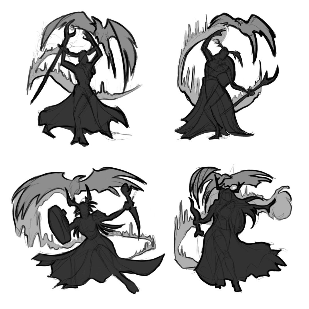 first rough sketches 