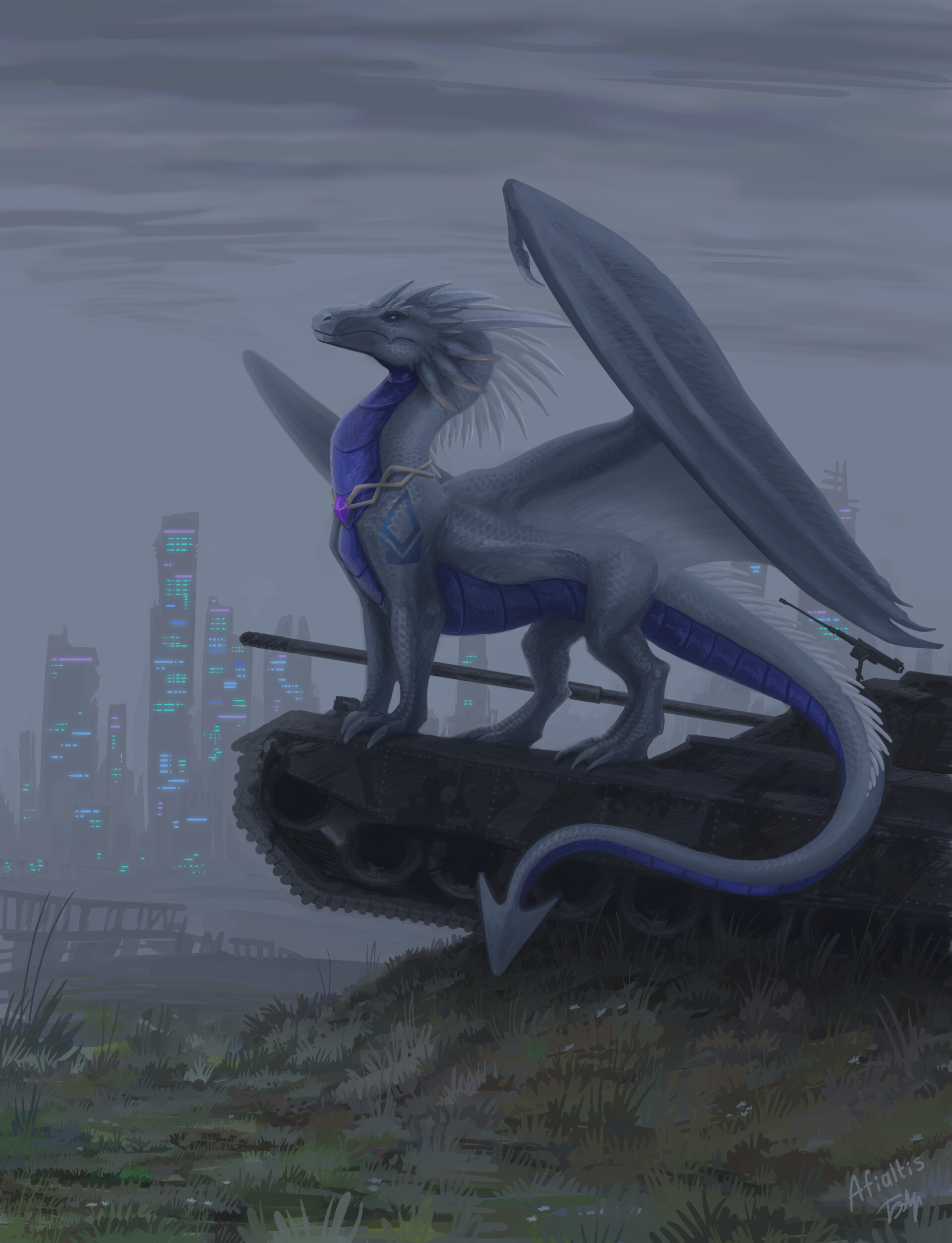 ArtStation - Postapocalypse / Dragon