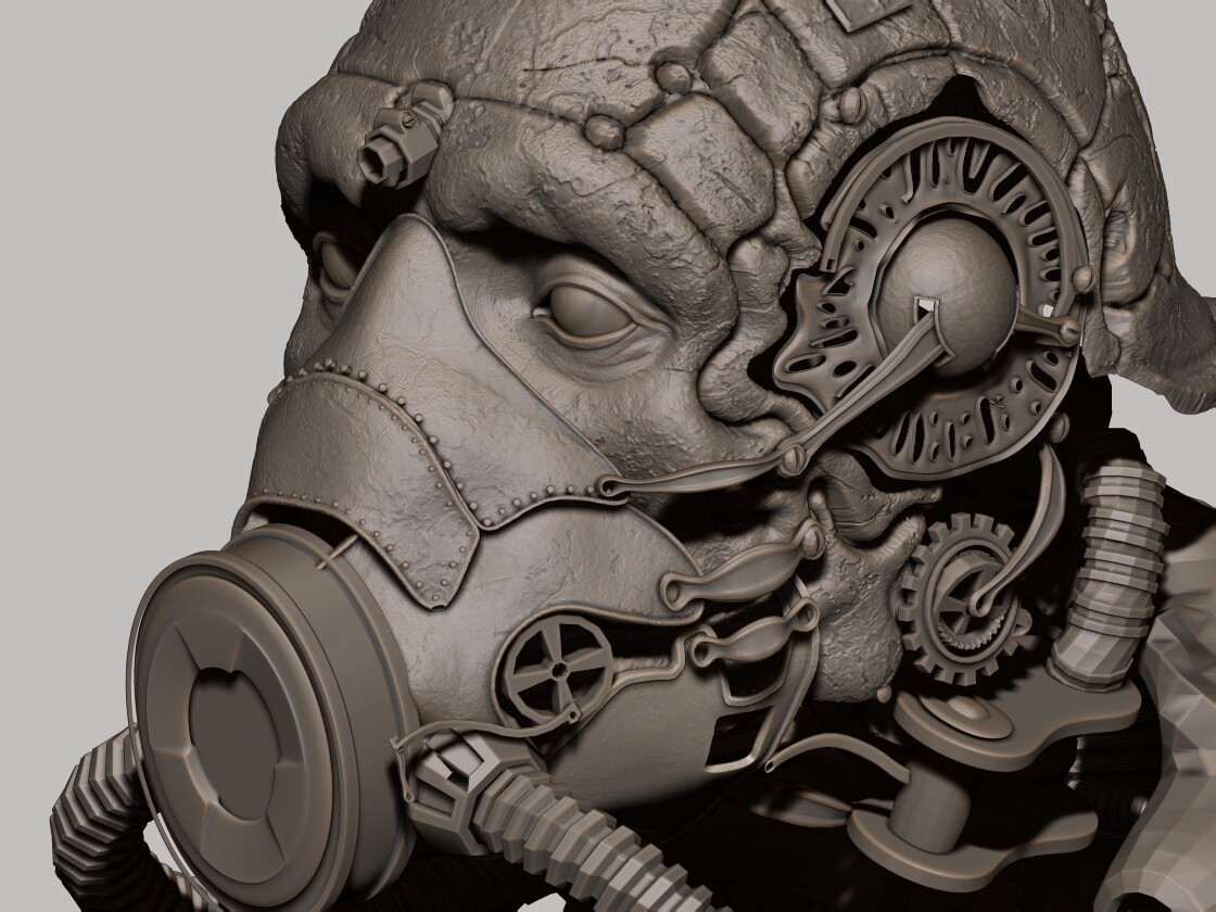 baking all sculpting details
