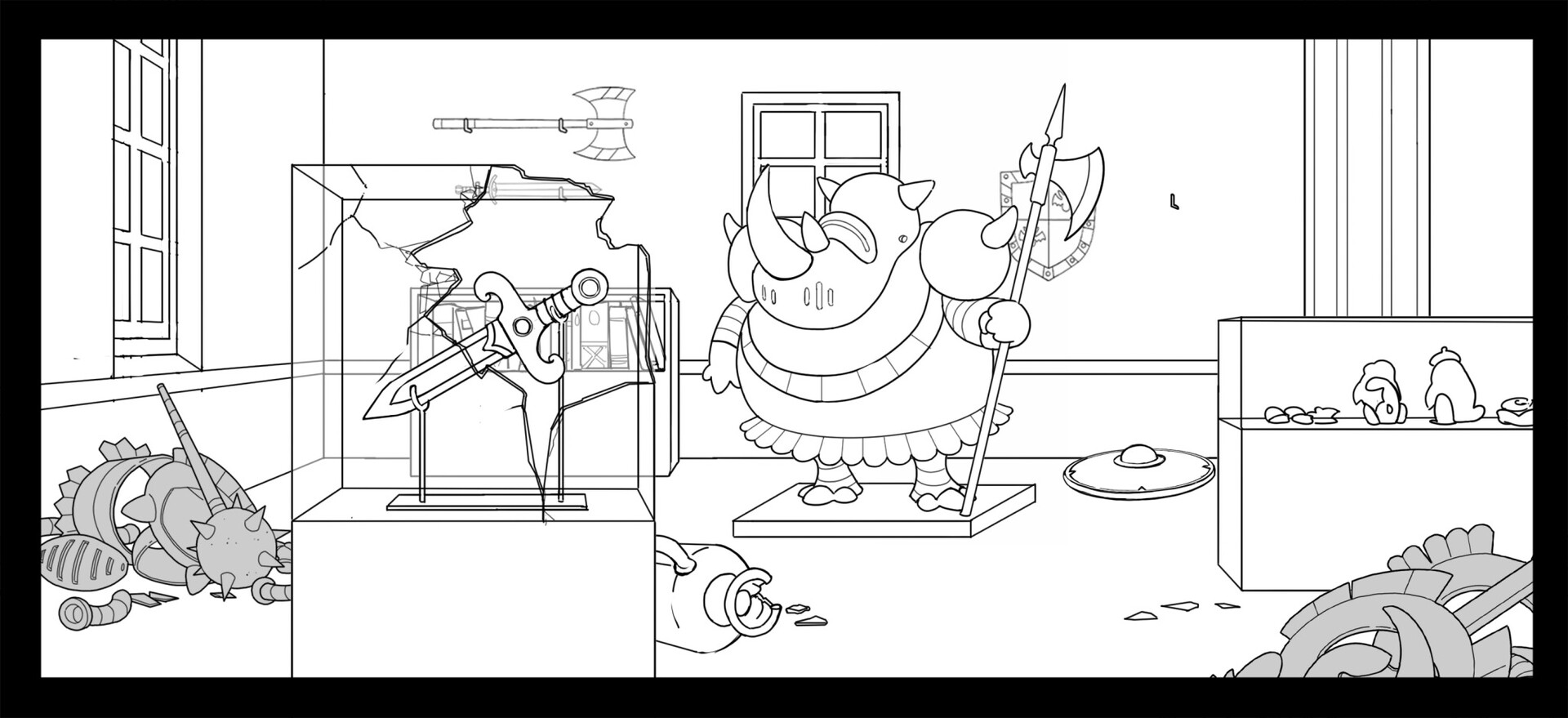 Hastur - Layout BG pour la série Grosha et Mr B. Studio : La Station ...