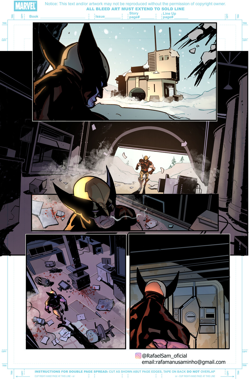 Samplepage  3 wolverine page test Rafael Sam