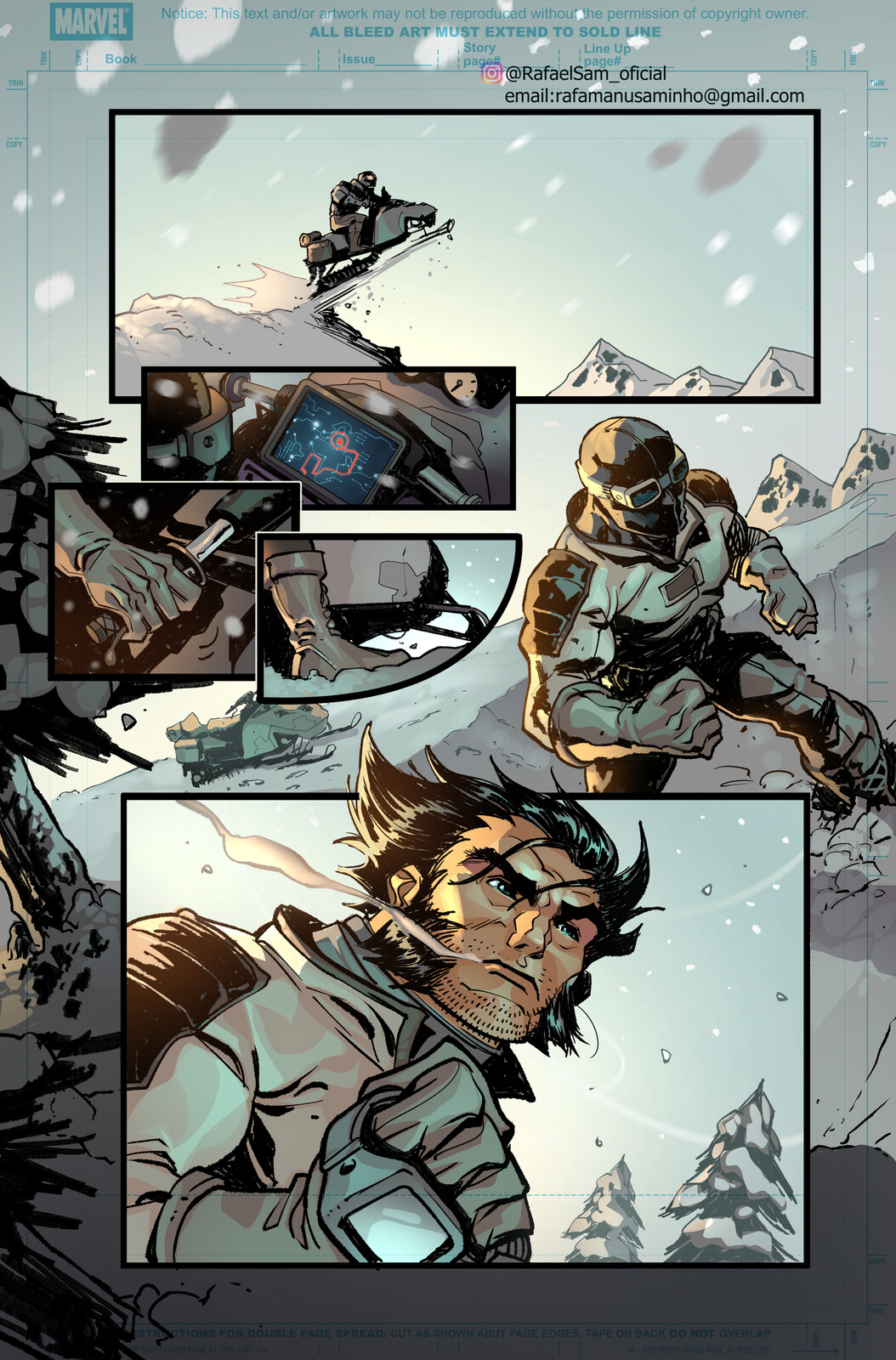Samplepage  2 wolverine page test Rafael Sam