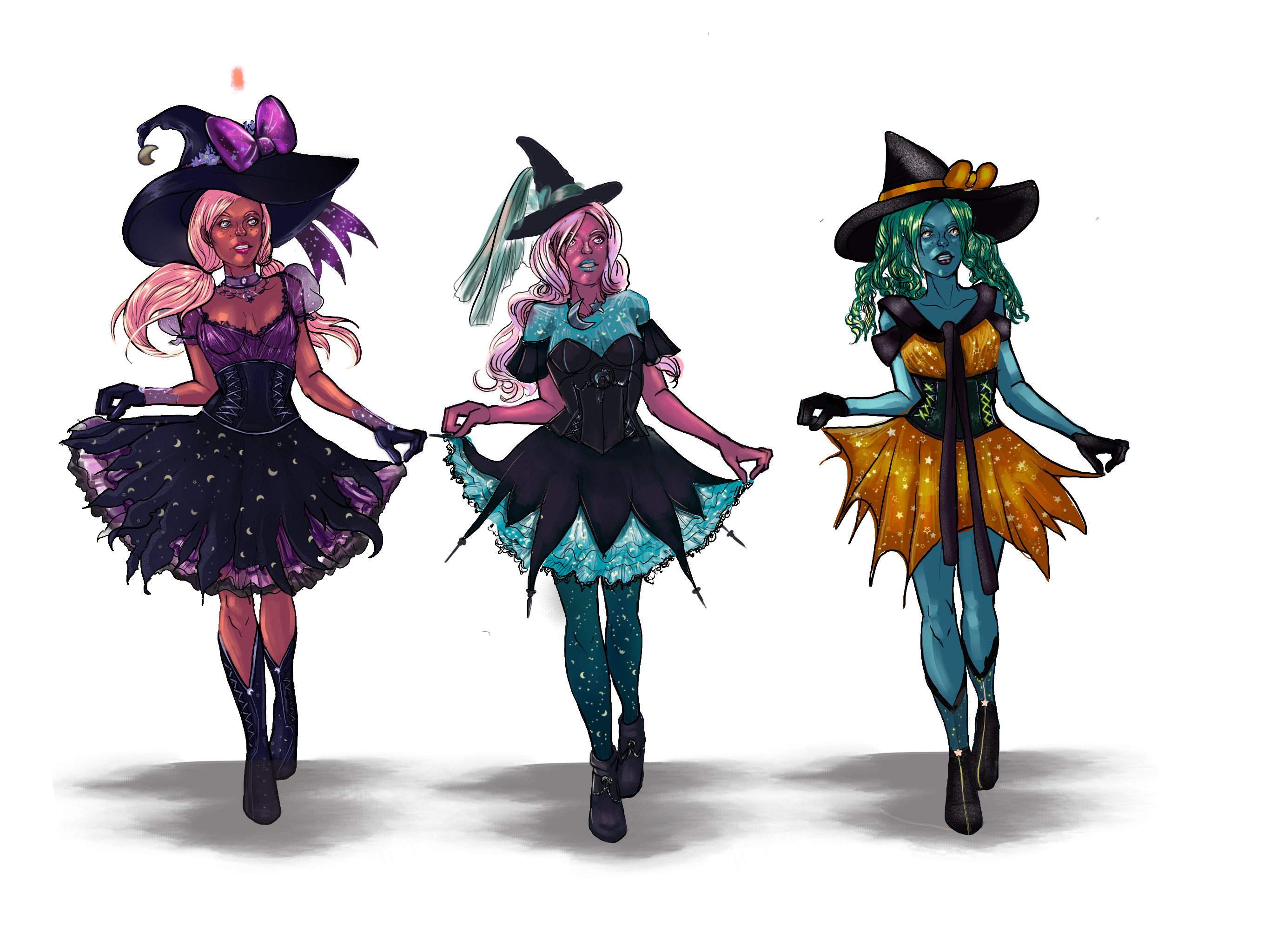 Color studies.