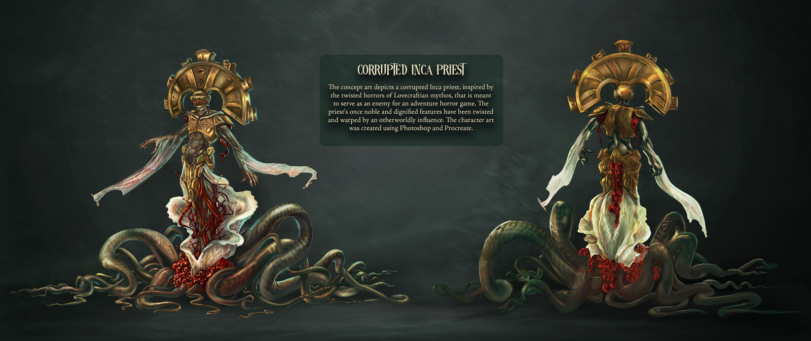 Corrupted Inca Priest Character Concept