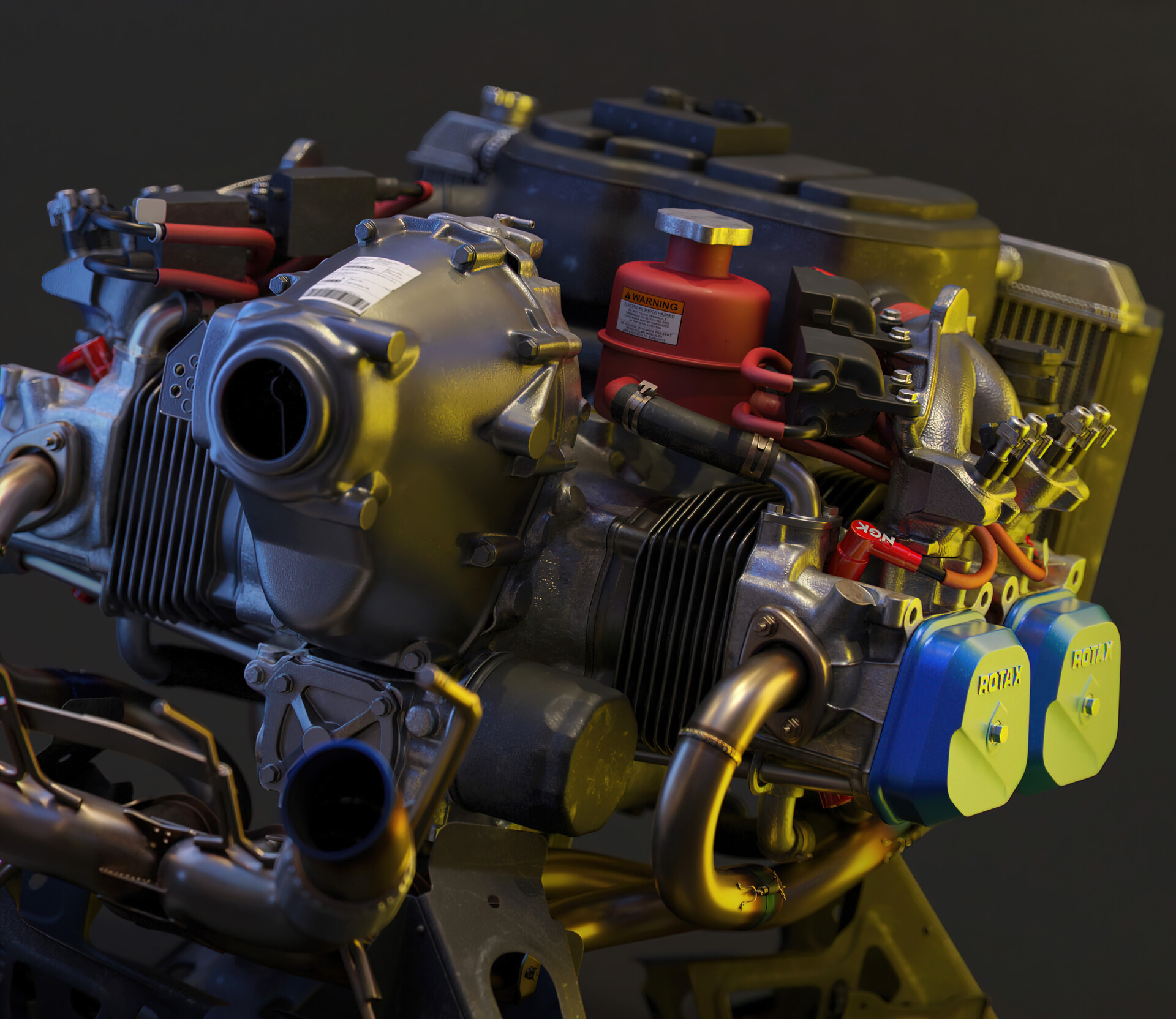 ArtStation - Rotax 912 engine