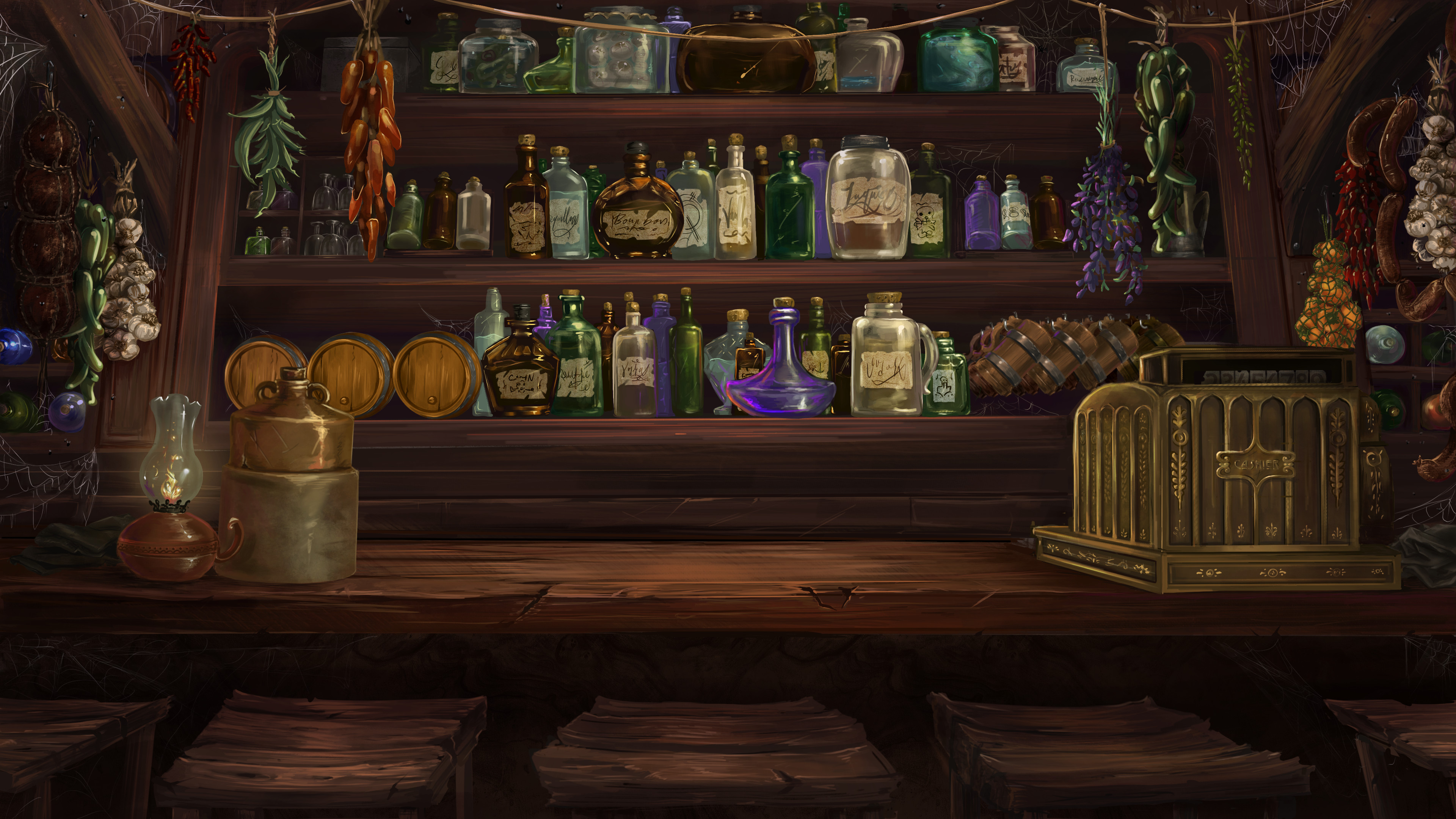 Bar by itself.