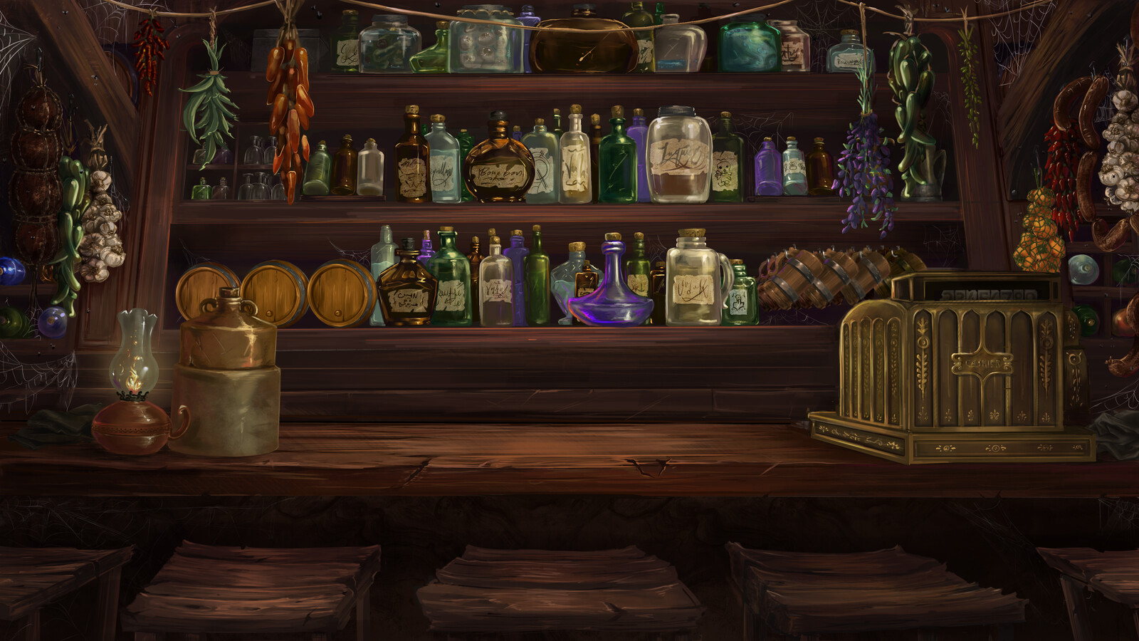 Bar by itself.
