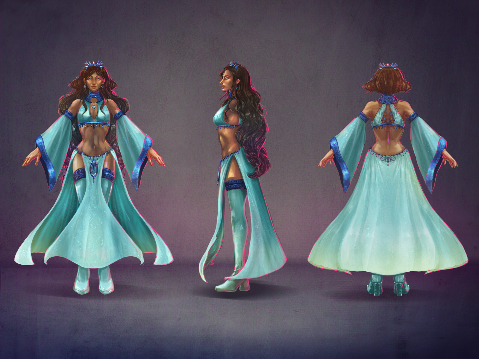 Character Design Turnarounds. 