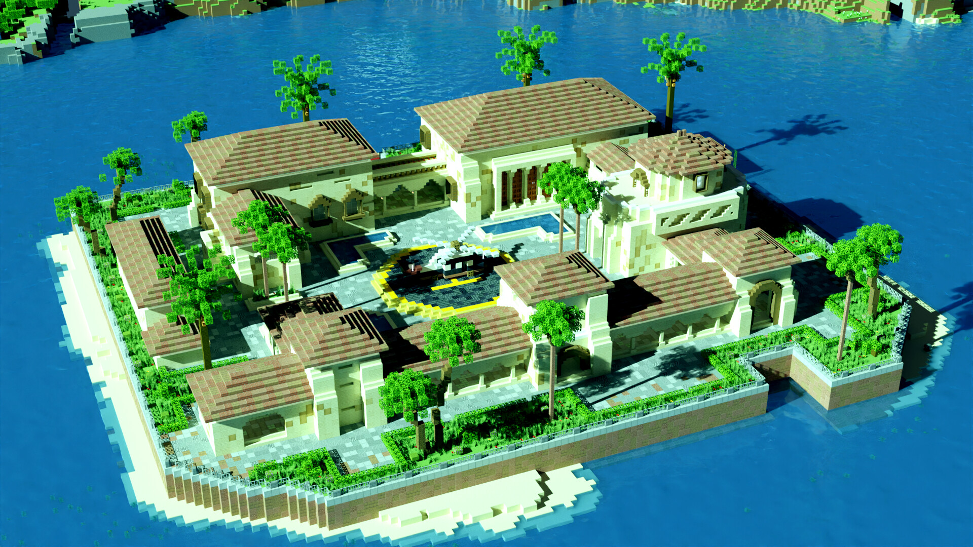 ArtStation Spanish Island Villa artstation-spanish-island-villa