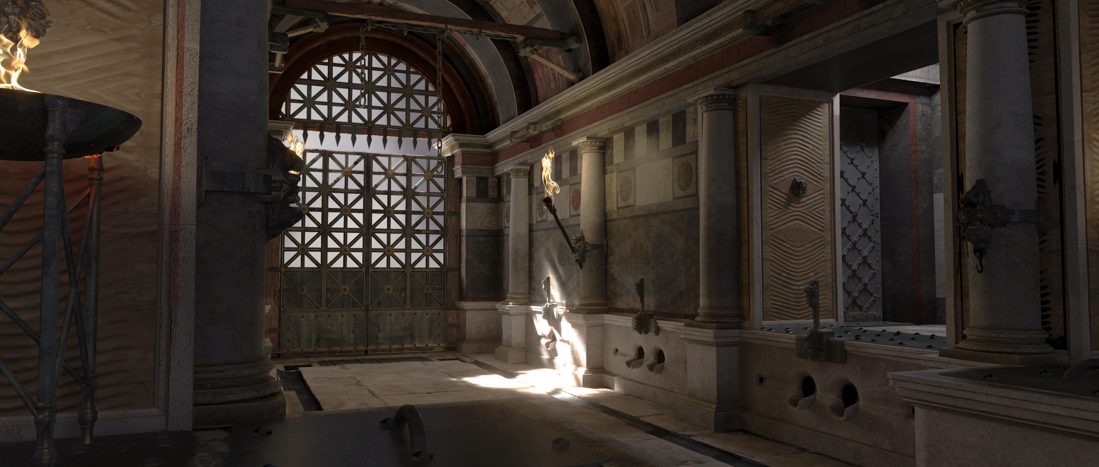 Study of the arena access gallery - final version