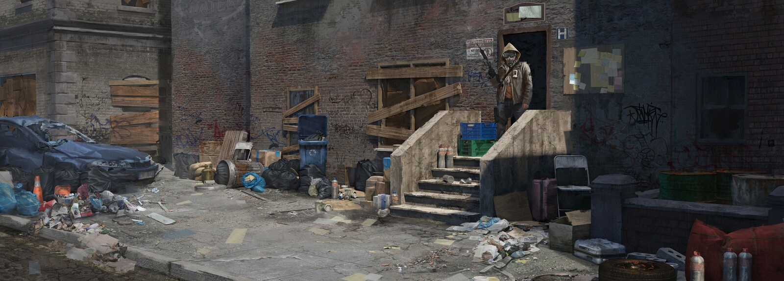 Post apocalyptic Apartment base