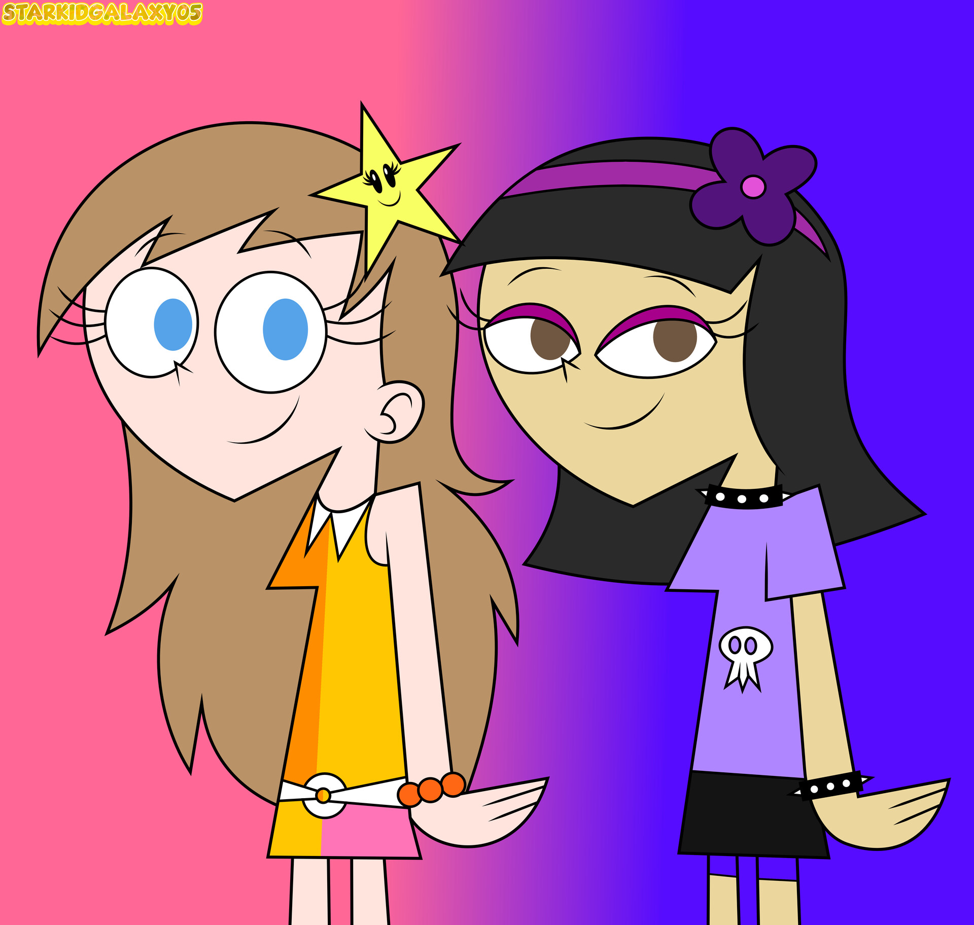 ArtStation - Melody and Violet as Ami and Yumi