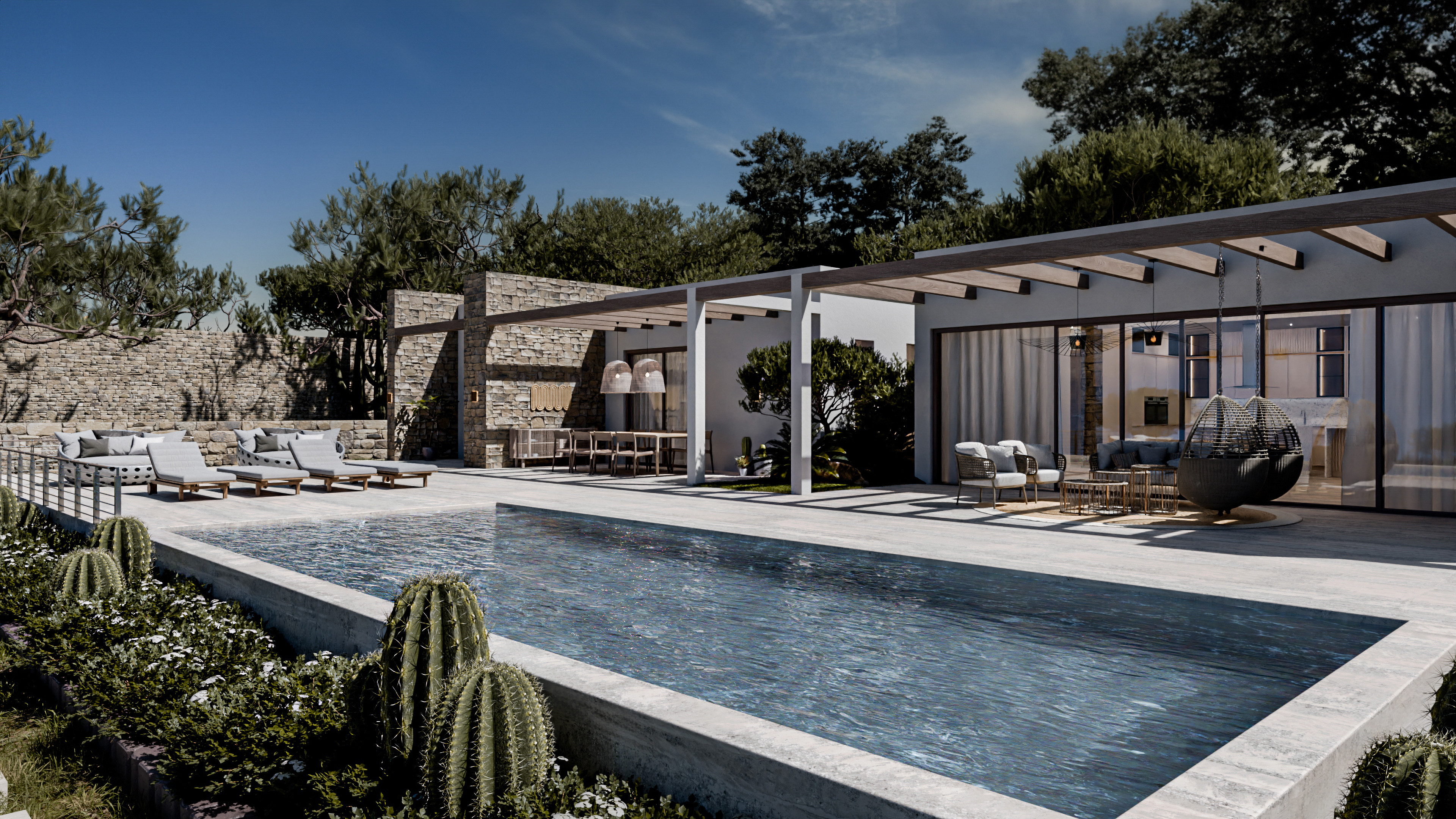Medium villa, right shot.
