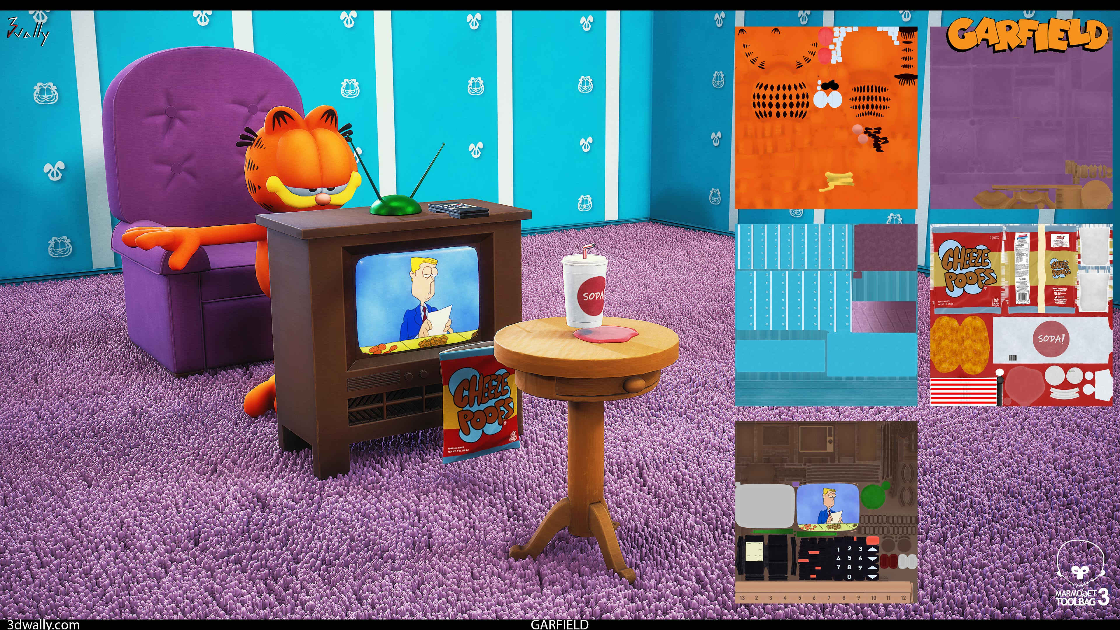 Garfield color maps