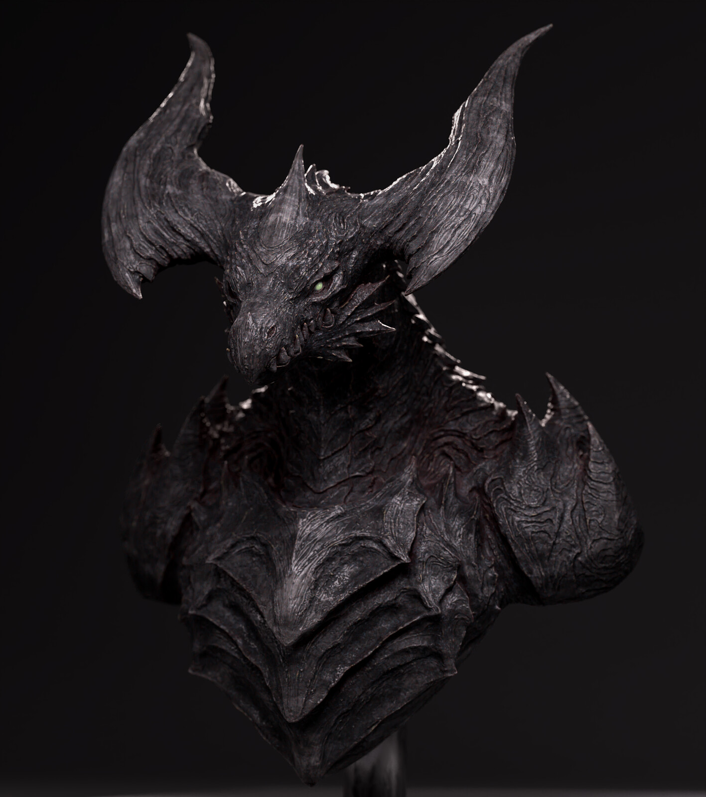Black Dragon concept sculpt