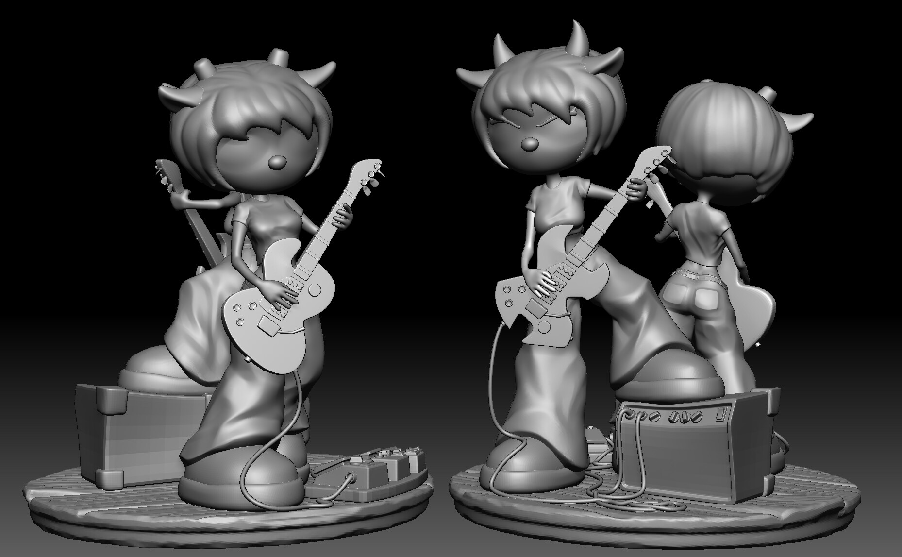 Um Jammer Lammy Soft vinyl figure Dool Lammy Rammy Set of 2