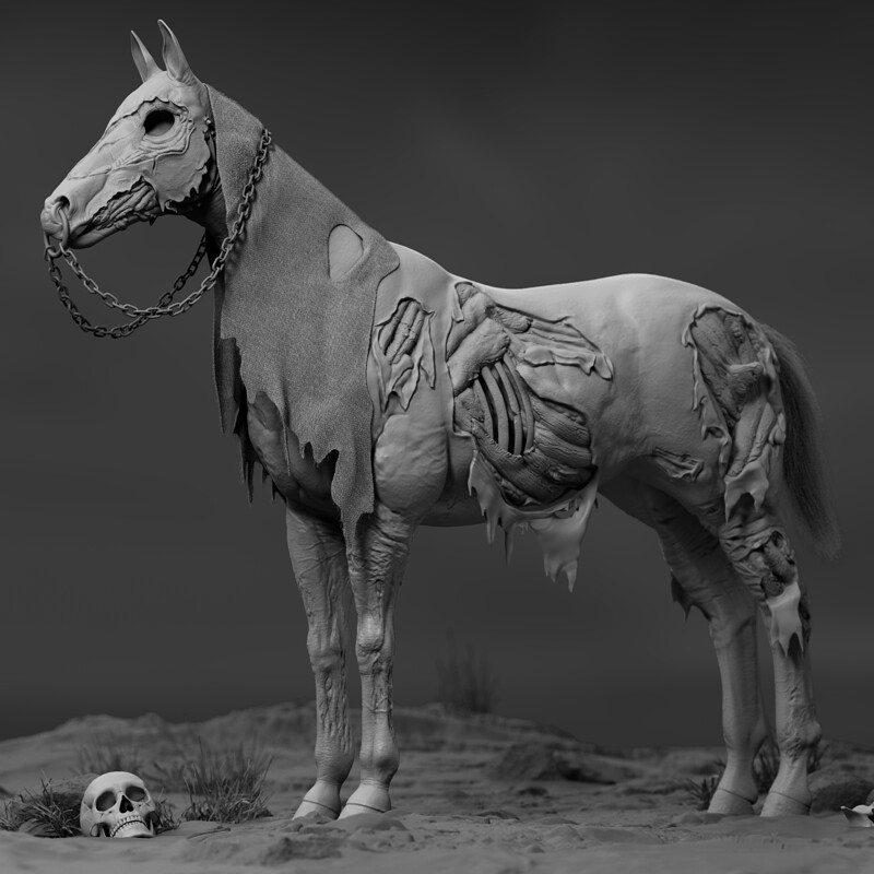 Zombi Horse - Modeling