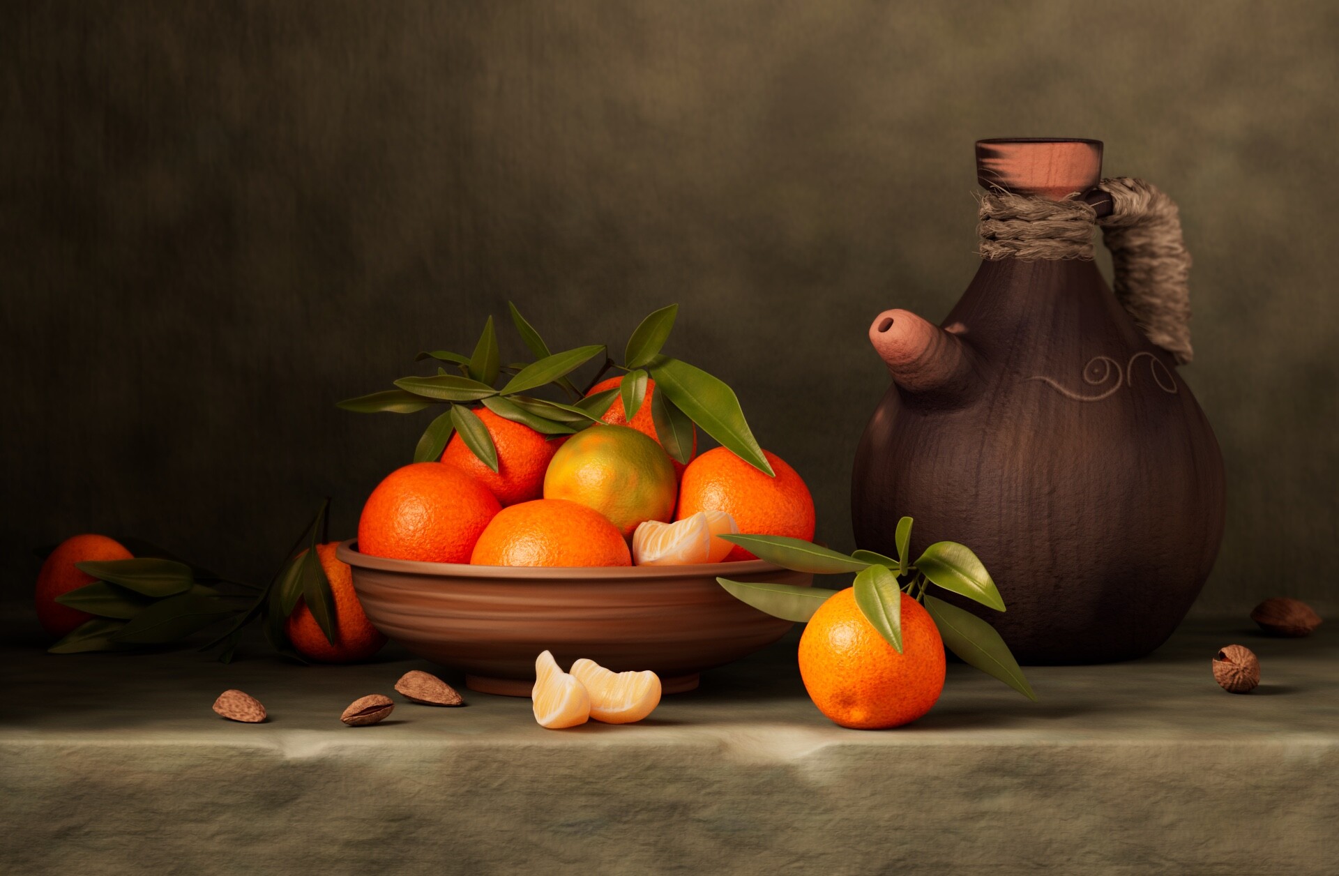 ArtStation - 🌿 🍊 STILL LIFE 🍊 🌿