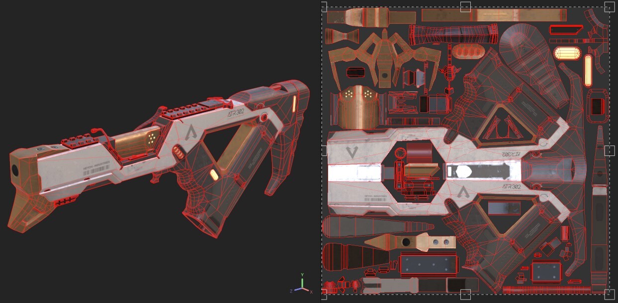 Wireframe and UVs