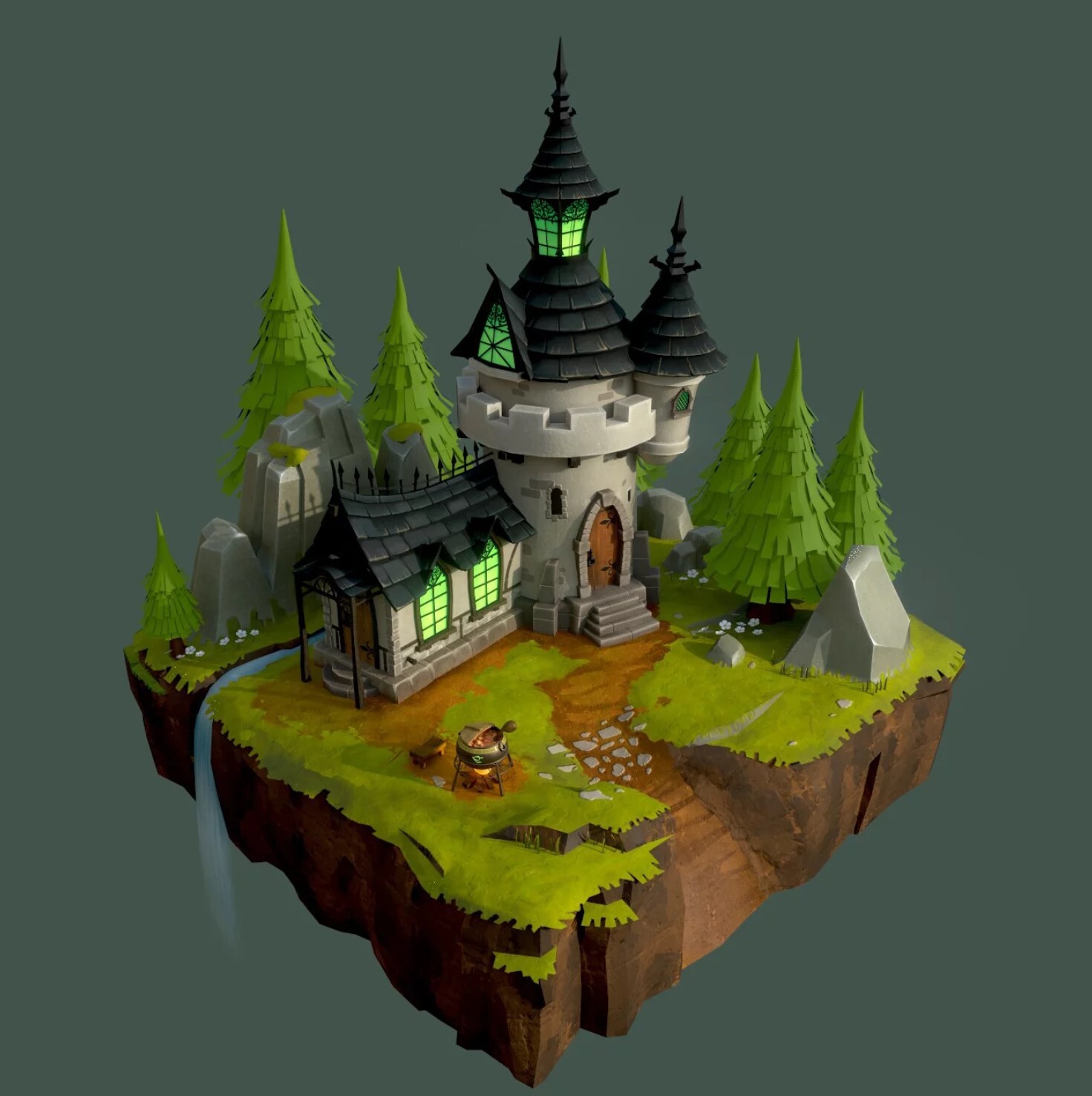 ArtStation - Stylized 3d Environment