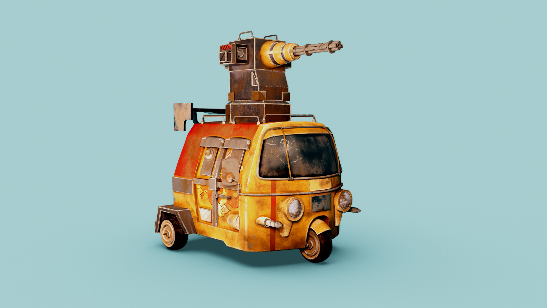 ArtStation - Bus 3d model