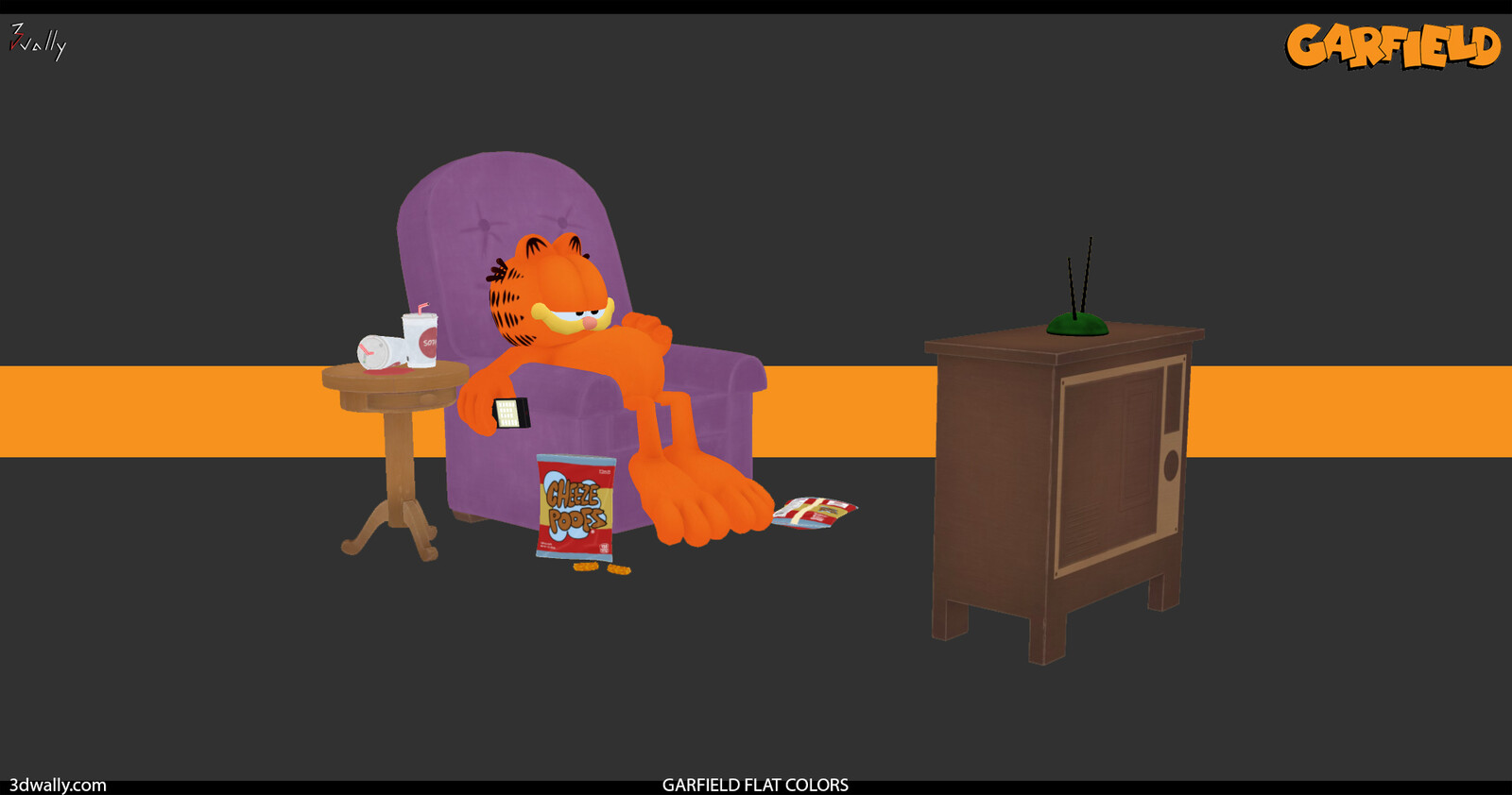 Garfield flat colors (SP)