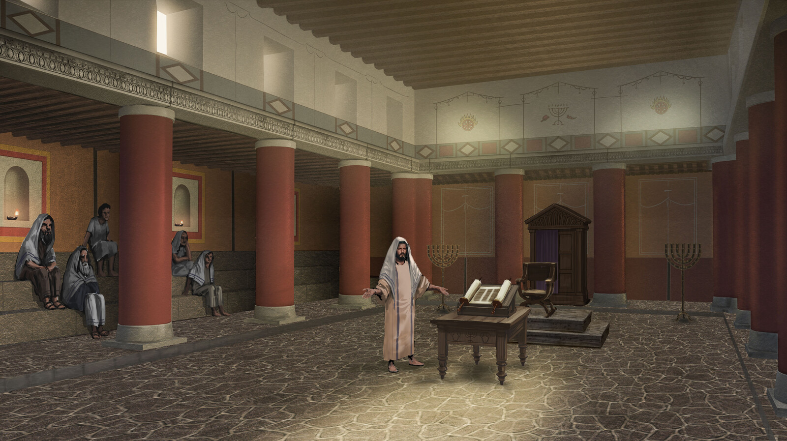 early interior mockup