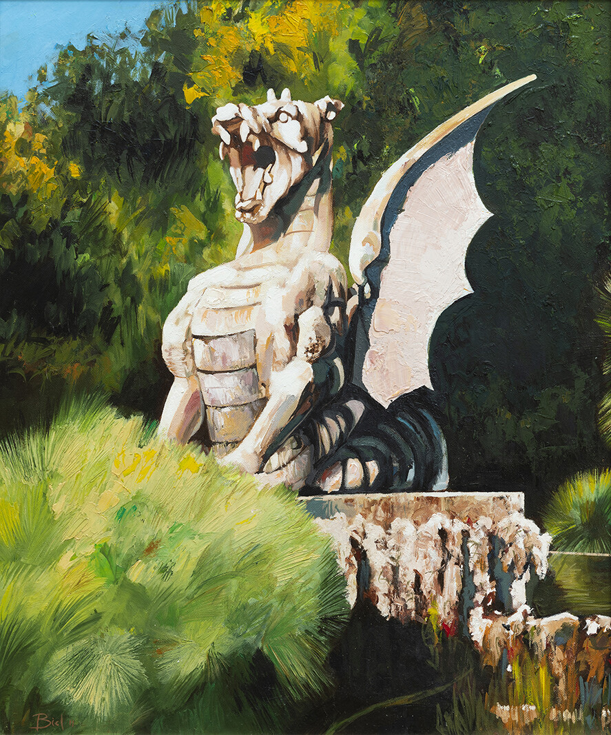 "Quimera (2)". 100x50cm. Oil on canvas.
