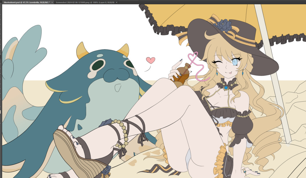 Flat colors