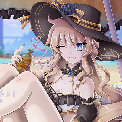Genshin Comm :: Beach Navia